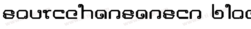 sourcehansanscn blod字体转换